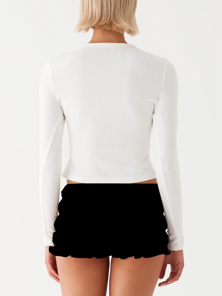 Snatched Button-Up Top