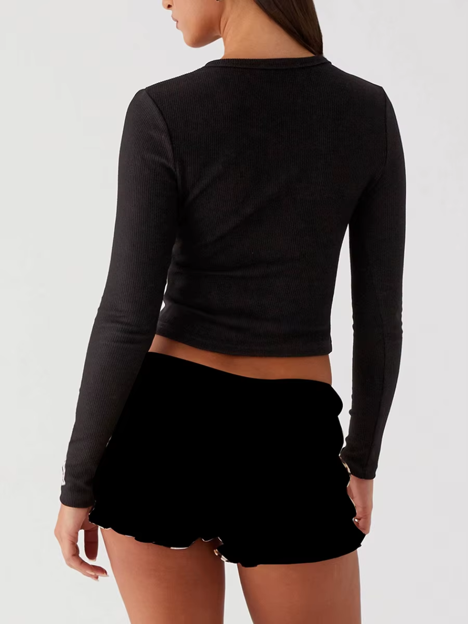 Snatched Button-Up Top